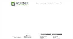 Desktop Screenshot of gardnerlawpc.com